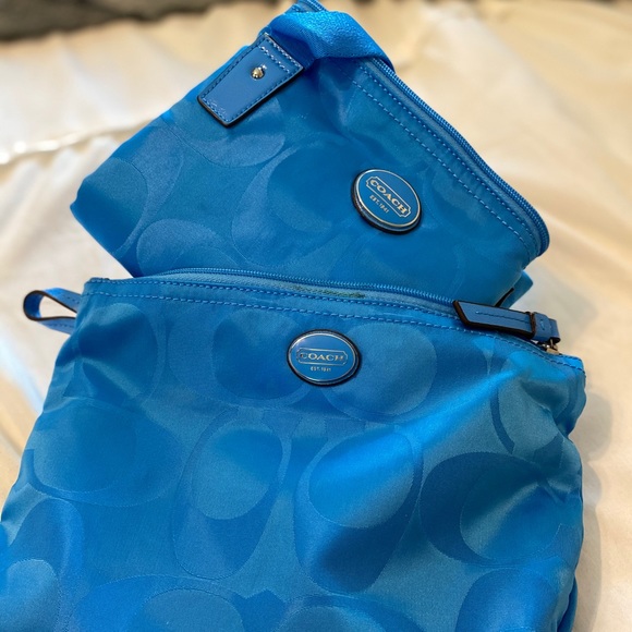 coach foldable travel bag